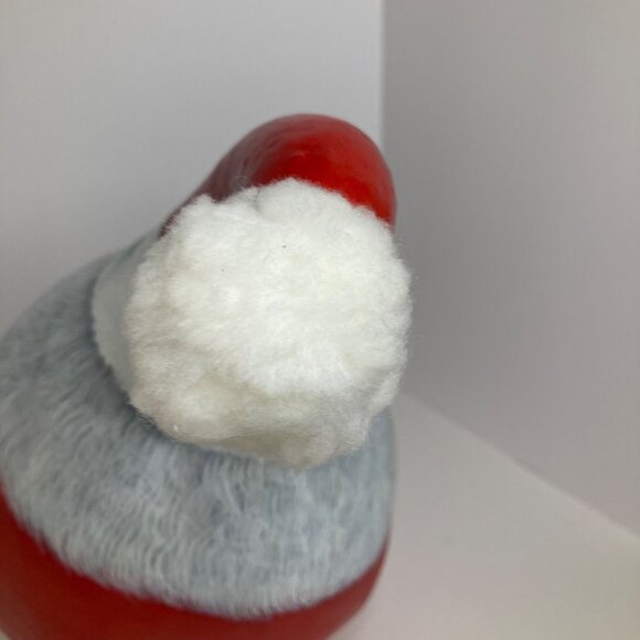 Handpainted Old World Santa Dove Gourd "Peace Goodwill toward Men" 7 x 13" - Picture 8 of 9